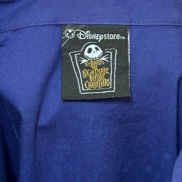Disney Store The Nightmare Before Christmas Jack Skellington Button Down Sz XL - Picture 3 of 11